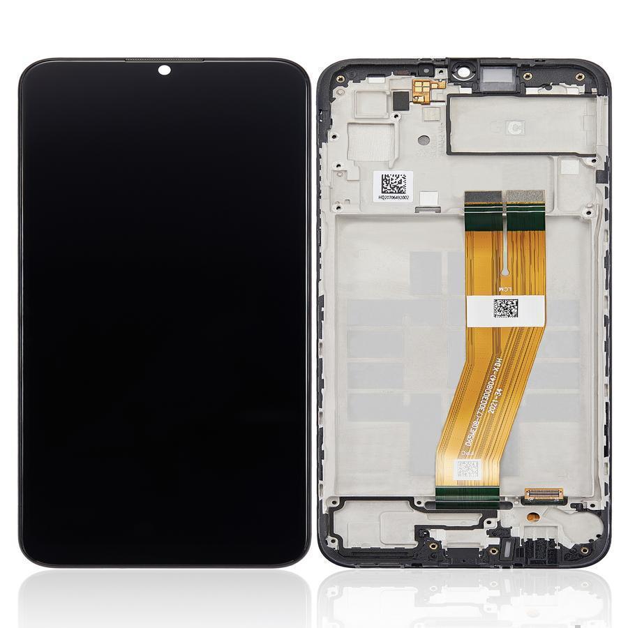 ECRAN AVEC CHASSIS SAMSUNG A03 A035F 2020 SERVICE PACK (NAPPE OR)