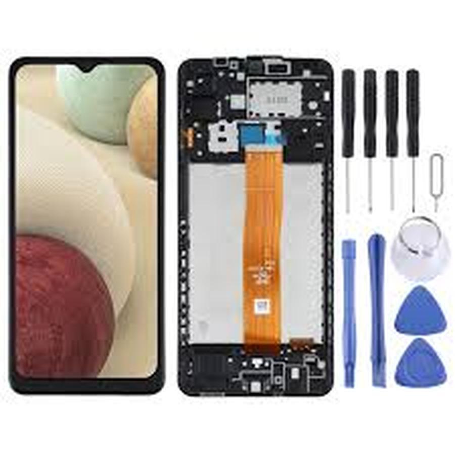 ECRAN LCD SAMSUNG A12 2021 A127F A032 A032F (SERVICE PACK) AVEC CHASSIS