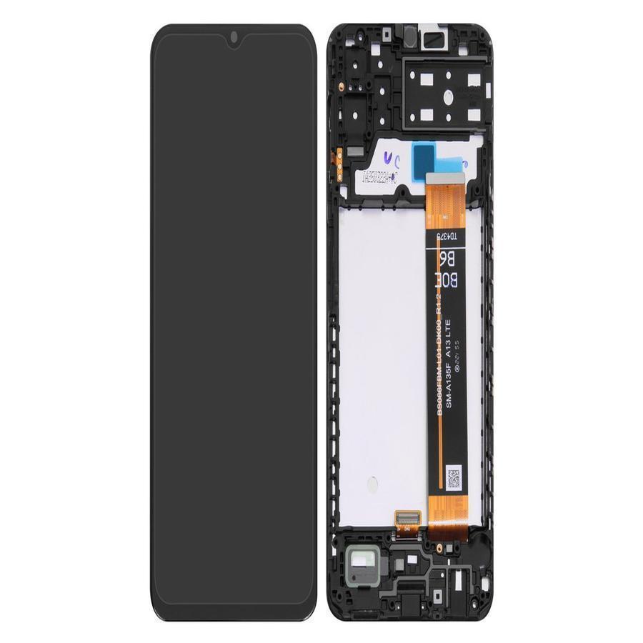 ECRAN LCD SAMSUNG A13 4G 2021 A135 SERVICE PACK AVEC CHASSIS