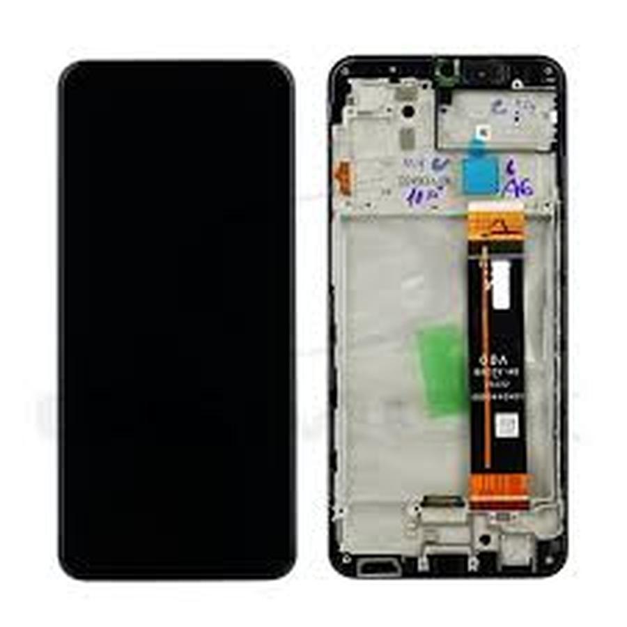 ECRAN LCD SAMSUNG A236B/U (A23 5G 2022) COLOR NOIR ECRAN SERVICE PACK AVEC CHASSIS