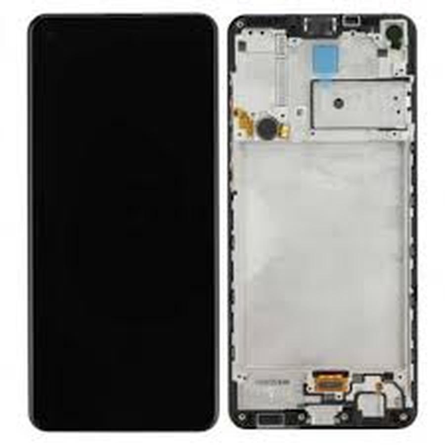 ECRAN LCD SAMSUNG GALAXY SM A217F A21s 2020 BLACK AVEC CHASSIS (OEM ORIGINAL)