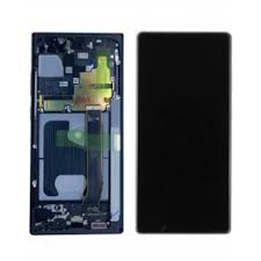 ECRAN LCD SAMSUNG NOTE 20 ULTRA N985F N986F N986 4G/5G SERVICE PACK AVEC CHASSIS (NO CAMERA)