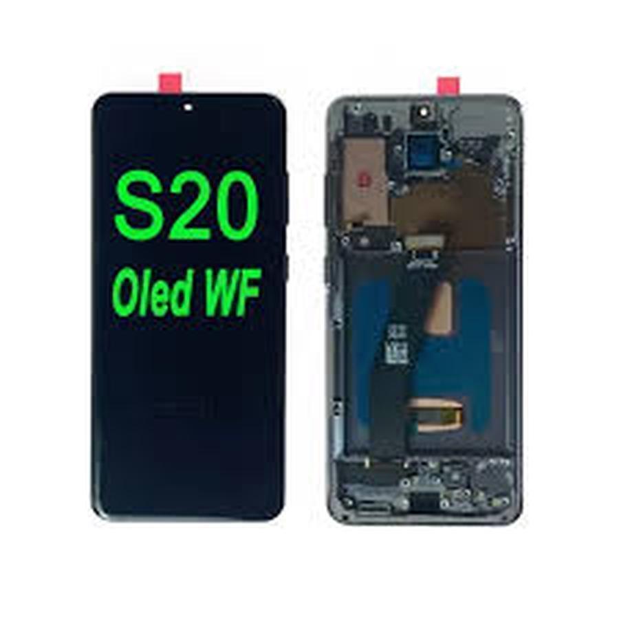ECRAN LCD SAMSUNG S20 G980 G981B AVEC CHASSIS (OLED)