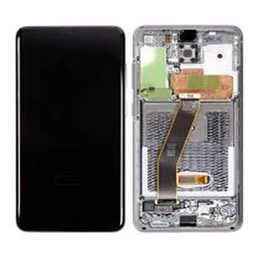 ECRAN LCD SAMSUNG S21FE S21 FE 2021 G990F SERVICE PACK AVEC CHASSIS *GRAPHITE GRAY NOIR