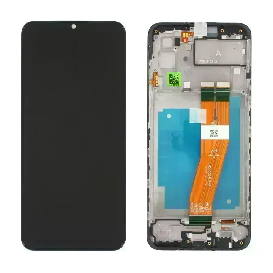 ECRAN LCD SAMSUNG SM-A035F (A03-2022) BLACK NON EU CODE AVEC CHASSIS OEM ORIGINAL