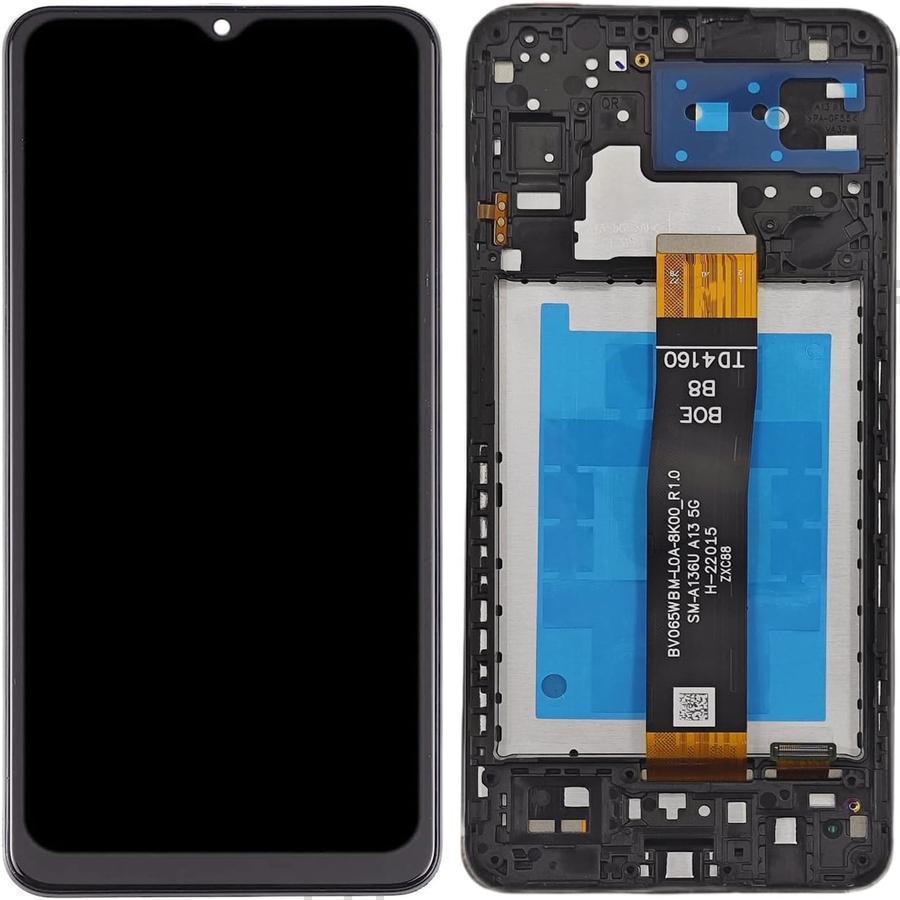 ECRAN SAMSUNG A136U A136B A13 5G 2022 SERVICE PACK AVEC CHASSIS