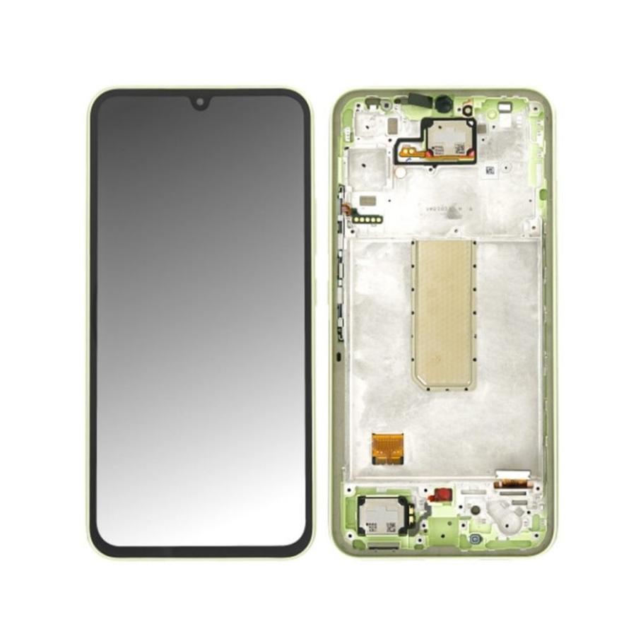 ECRAN SAMSUNG A34 5G A346B LCD SERVICE PACK AVEC CHASSIS (LIGHT GREEN)