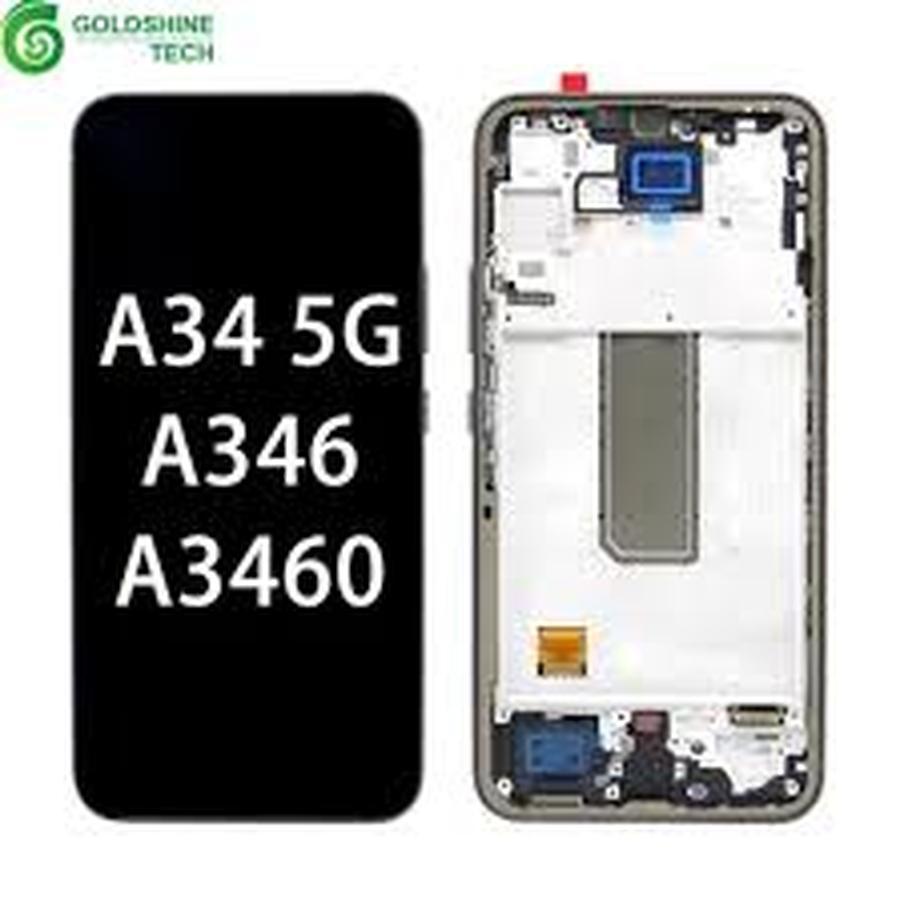 ECRAN SAMSUNG A34 5G A346B LCD SERVICE PACK AVEC CHASSIS