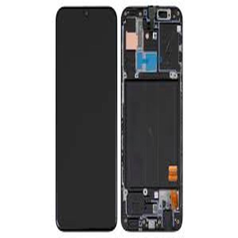ECRAN SAMSUNG A40 A405F LCD SERVICE PACK AVEC CHASSIS BLACK