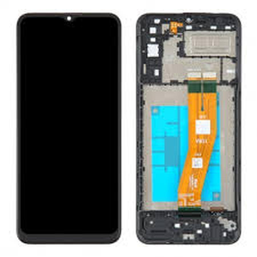 ECRAN SAMSUNG GALAXY SM A042 (A04e 2022)BLACK AVEC CHASSIS (OEM ORIGINAL)