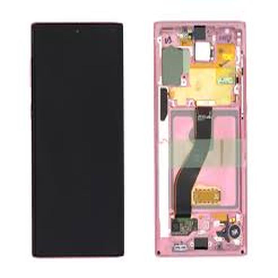 GH82-20817A/20818A SAMSUNG NOTE 10 N970F ECRAN SERVICE PACK AVEC CHASSIS *AURA GLOW /SILVER*