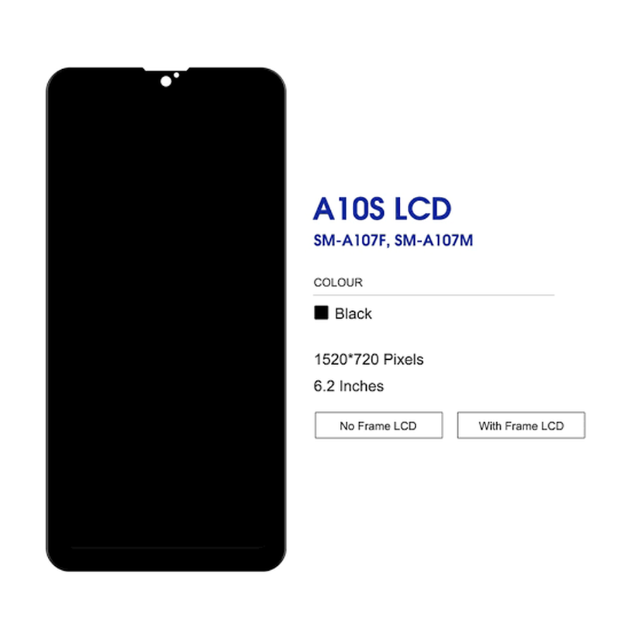 Samsung A107 (A10s 2019) BLACK (NF) LCD