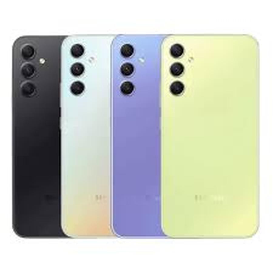 SAMSUNG A34 LIME GREY VIOLET SILVER BACK PART