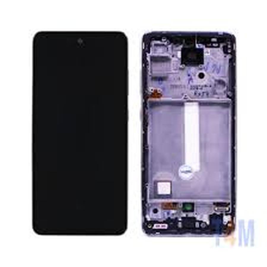 Samsung A52 A526F 5G A525F 4G LCD Service Pack AVEC CHASSIS (WHITE)