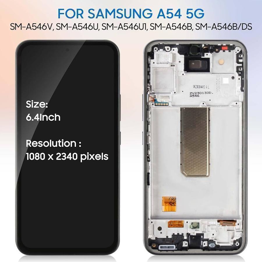 SAMSUNG-A546 (A54 5G 2023) BLACK LCD (ORIGINAL SERVICE PACK)