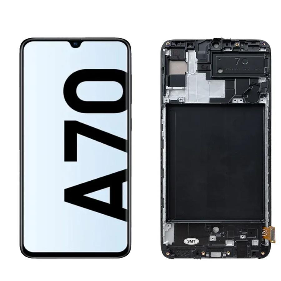 Samsung A70 A705F LCD Service Pack - Avec Chassis BLACK