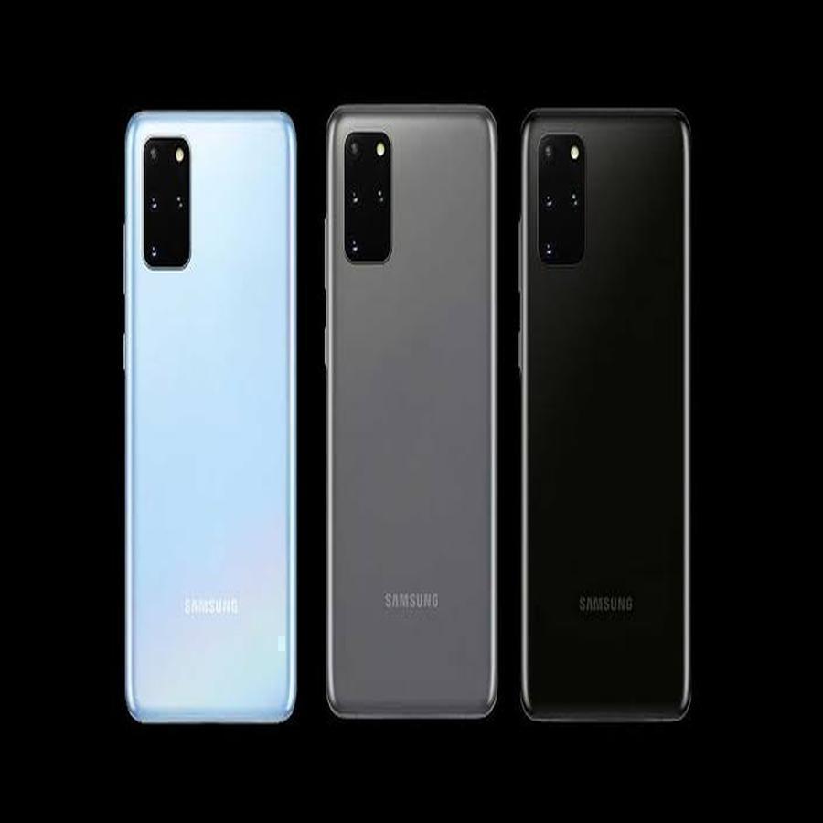 Samsung S20+ Black Grey Blue Back Part/VITREE ARRIER