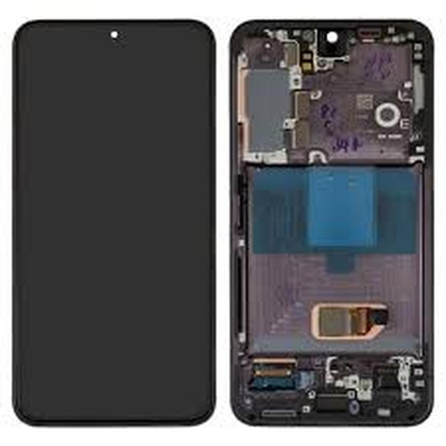 SAMSUNG S22 S901 S901B ECRAN SERVICE PACK AVEC CHASSIS *BLANC*