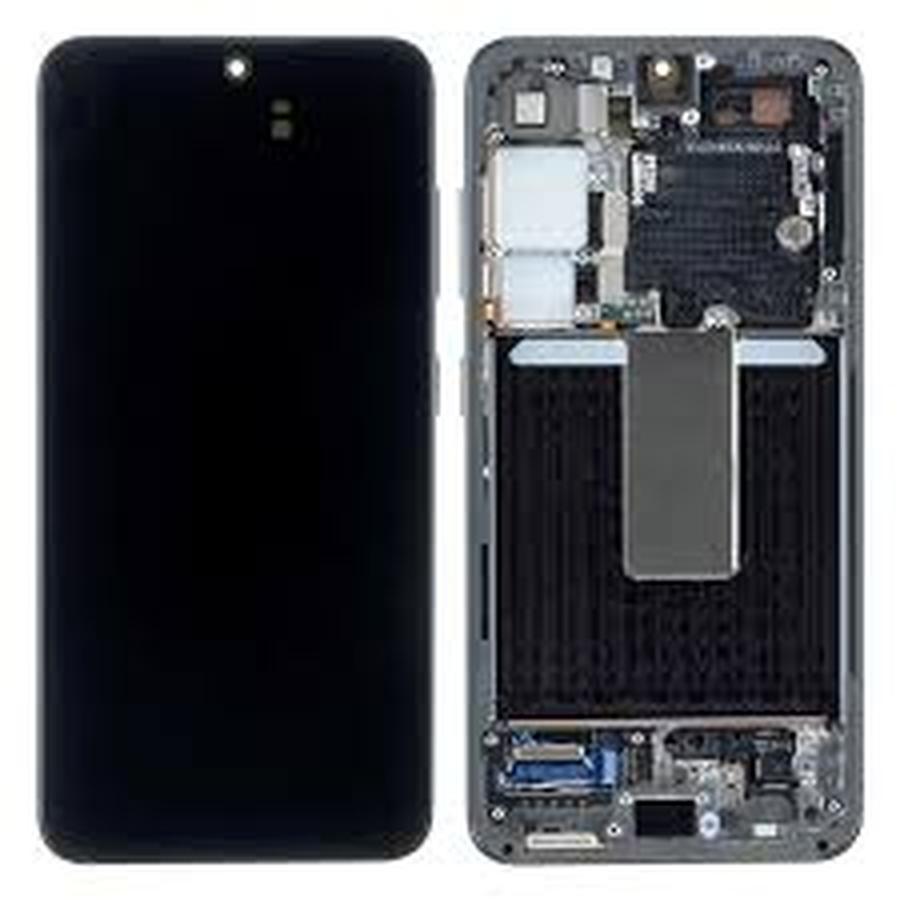 SAMSUNG S23 5G S911B ECRAN SERVICE PACK (BLACK) AVEC CHASSIS