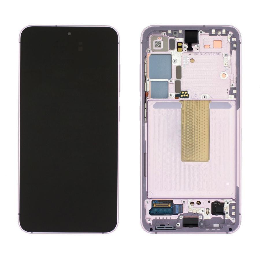 SAMSUNG S24 Ultra 5G 2024(SM S928) SERVICE PACK Titanium GRAY/ORANGE/VIOLET  Ècran avec châssis ( Assembled )
