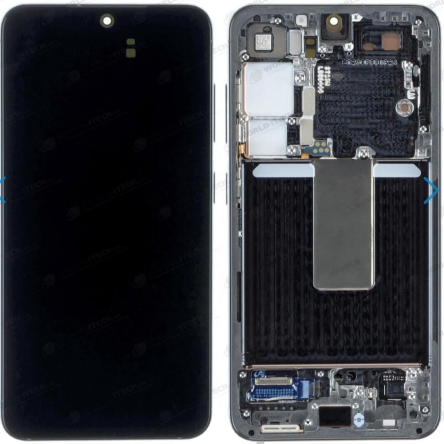 SAMSUNG -S911 (S23 5G 2023) BLACK LCD (ORIGINAL SERVICE PACK)