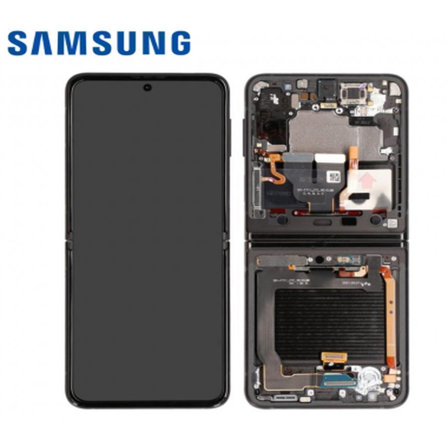 SAMSUNG Z FLIP 3 5G F711B ECRAN COMPLET SERVICE PACK NOIR | BLUE (INNER)