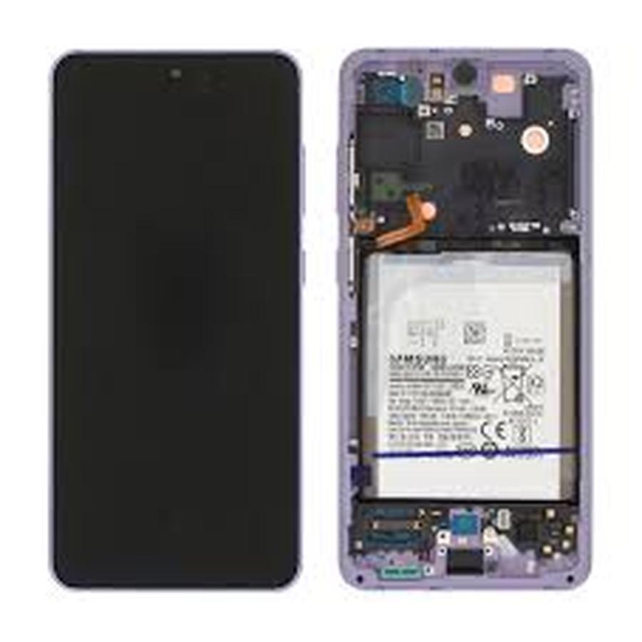 SM-G990 (S21 FE 2021) VIOLET LCD (WITH CAMERA + SPEAKER) SERVICE PACK