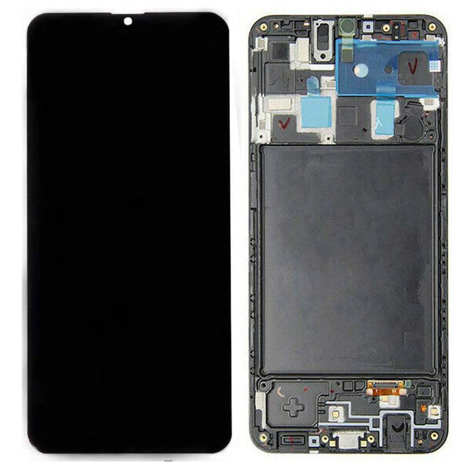 SMSUNG -A505 (A50 2019) BLACK (With Frame) LCD