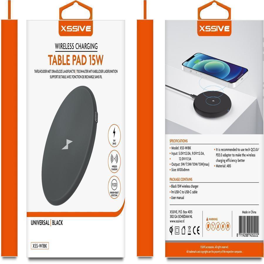 Xssive Wireless Charging Table Pad 15W XSS-W1B